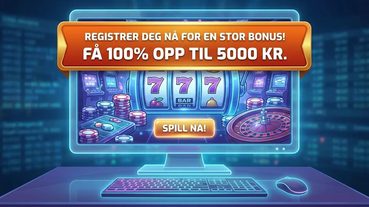 Registrer deg med bonus
